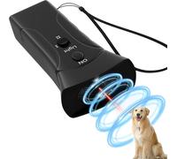 Antibarking Ultrasonic Device, 2 Modes Anti Bell Device Dogs with Strobe Torch, 25 Foot Dog Training Anti-Bark for Dogs for Most Dogs Indoor and Outdoor Use, Handheld Anti Bark Device