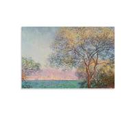 Antibes Seen from The Salis Gardens By Claude Monet Poster Art Print Wall Photo Hanging Picture Family Bedroom Decor 24x36inch(60x90cm)