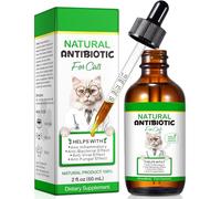 Antibiotics for Cats, Cat Antibiotics - Supports Immune & Allergy Itch Relief, Health Supplies Cats UTI, Cat Multivitamin, Chicken Flavor- 60ml