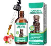 Antibiotics for Dogs - Relief From Common Problems(coughs,allergies,infections) | Dog Antibiotics without Vet | Natural Antibiotics for Dogs with Precision Dose Design, Bacon Flavour - 60ml