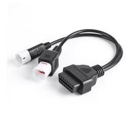 AntiBreak 3 pin 4 pin to 16pin Motorcycle Diagnostic Cable for Yamaha 2 in 1 obd2 Adapter Motorcycle Kline Honda CRF Fit Euro 5 3pin 4pin to 16pin Adaptor Connector