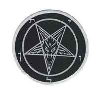 Antichrist Baphomet Pentagram Patch Devil Satan Satanist Black Metal Pentagram