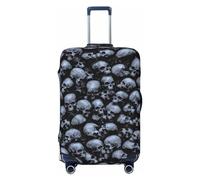 Anticsao Green Apple Luggage Cover,Washable Suitcase Covers Fashion Luggage Covers,Anti-Scratch Suitcase Protector Cover, Gothic Skull, Medium, 1