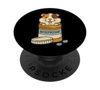 Antidepressant Mental Health Guinea Pig Humor Lover Owner PopSockets Adhesive PopGrip