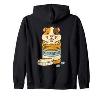 Antidepressant Mental Health Guinea Pig Humor Lover Owner Zip Hoodie