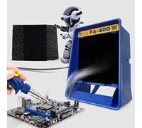 Antidious Fume Extractor Anti-ESD Solder Smoke Absorber Portable Filter for Soldering DIY Fan Extraction Equipment with Spare Activated Carbon for Brazing Welding Soldering, Fume Prevention Remover