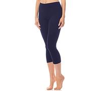 Antie Women's Leggings 3/4 AN60-101 (Navy, L)