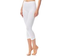 Antie Women's Leggings 3/4 AN60-101 (White, L)