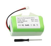 ANTIEE 2800mAh Vacuum Cleaner Battery for Shark AI Robot PRO RV2001WD, ION Robot Vacuum Cleaning Syst, ION Robot Vacuum R71，R72，R75，R76，R85，R87，RVBAT850, RVBAT850A avec Aspirateurs 14.4V