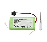 ANTIEE Vacuum Cleaner Battery for INR18650 M26-4S1P Robots 2349 4INR19/66 avec Aspirateurs 14.4V 2800mAh