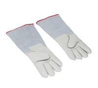 Antifreeze Gloves for Cold Protection - Liquid Nitrogen Handling, Dry Ice Transport, and Biomedical Research - 40cm Leather - 1 Pair
