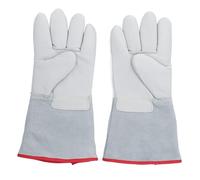 Antifreeze Gloves, Low Temperature Protective Gloves for Liquid Nitrogen Dry Ice Handling, Cold Storage Safety Frozen Gloves, Warm Freezer Gloves, 31cm
