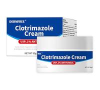 Antifungal Cream 60g - Effective Athlete's Foot & Jock Itch Treatment,Relieves itching, Burning, and Cracking Symptoms. Provides Relief for Ringworm & Eczema. Odourless & Non-Greasy.