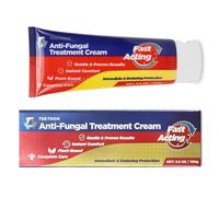 Antifungal Cream for Jock Itch, Ringworm & Athlete’s Foot - Tea Tree Oil Skin Care for Tinea Versicolor & Seborrheic Dermatitis, Foot & Body Cream 100g (1 Pack)
