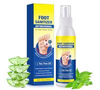 Antifungal Foot Spray - 120ml Athletes Foot Spray with Tea Tree Oil - Foot Sanitizer Antimicrobial for Feet, Shoes, Socks - Feet Antifungal Treatment for Smelly Feet,Odour Control for Women Men