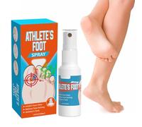 Antifungal Foot Spray 30ml, Athletes Foot Spray for Toenail, Odour Control & Cracked Heel Repair, Lemon Scented Shoe Deodorizer, Moisturizing Fo ot Peeling Spray-1pc