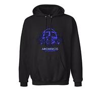 antigos Men's Architects Band To The Death Heavyweight Hooded XL Black