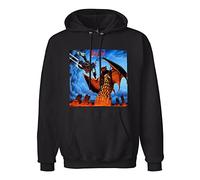 antigos Men's Meat Loaf Bat Out Of Hell Ii Back Into Hell Long Sleeve Sweatshirt L Black