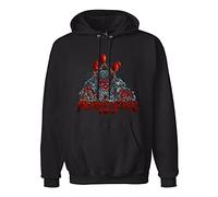 antigos Men's Pennywise Logo Printed Pullover Hoodies 3XL Black