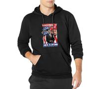 antigos West 2020 Kanye Hoody Hoodie Funnya Election Campaign Vote For President Retro M Black
