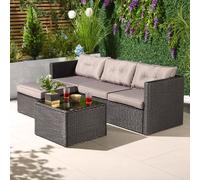 Antigua 4 Seater Garden Corner Sofa & Table