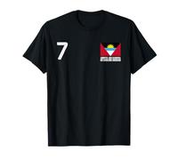 Antigua and Barbuda 7 National Flag Country Pride Heritage T-Shirt