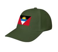 Antigua and Barbuda Flag Baseball Cap,Summer Adjustable Classic Low Profile Hat for Men Women,The Ultimate Accessory Army Green