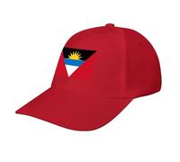 Antigua and Barbuda Flag Baseball Cap,Summer Adjustable Classic Low Profile Hat for Men Women,The Ultimate Accessory Red