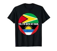 Antigua and Barbuda Flag Guyana Antiguan Flag T-Shirt
