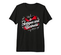 Antigua and Barbuda Flag Island Caribbean Pride Premium T-Shirt