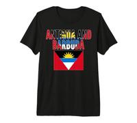 Antigua and Barbuda Flag Patriotic Pride Caribbean Premium T-Shirt