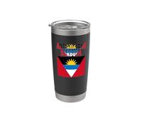 Antigua and Barbuda Flag Pride National Colors Stainless Steel Insulated Tumbler