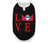 Antigua And Barbuda Lover Funny Dog Vest Cute Sleeveless Pet Shirt Pullover Cats T-Shirts Tank Tops 2XL