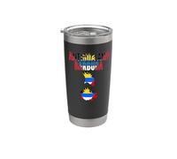Antigua and Barbuda Map Flag Pride Caribbean Stainless Steel Insulated Tumbler