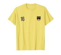 Antigua and Barbuda Number 16 Sports Jersey sixteen football T-Shirt