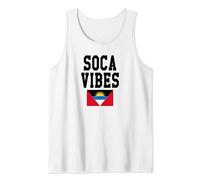Antigua And Barbuda Soca Vibes Caribbean Carnival Tank Top