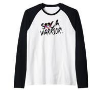 Antigua and Barbuda Soca Warrior Caribbean Carnival Raglan Baseball Tee