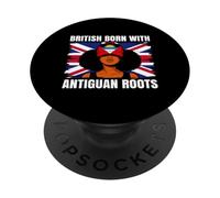 Antigua Girl Heritage British Born Antiguan Roots Pride PopSockets Adhesive PopGrip