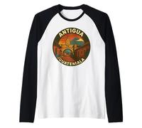 Antigua Guatemala Chapin Quetzal Tikal Maya 502 Coban Guate Raglan Baseball Tee