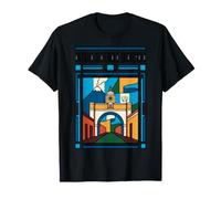 Antigua Guatemala Flag Colonial Landmark Volcano Graphic T-Shirt
