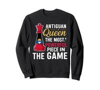 Antiguan Queen The Most Powerful Piece In The Game Sweatshirt