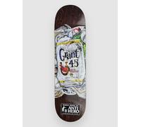 Antihero Grant Refuse 8.4" Skateboard Deck purple Uni