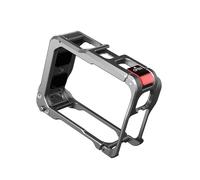 AntiImpact Aluminum Protective Frame With Foam Cushioned Interior And Flipping Quick Releases For 2 Camera Cold Shoe Mount Camera Protective Frame