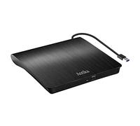 Antika External CD Drive USB 3.0 Portable Slim External DVD Drive CD DVD +/-RW ROM Burner Writer/Player for MacBook Pro Laptop/Desktops Win 11/10/7/8.1