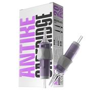 ANTIKE 20Pcs Disposable Tattoo Cartridge Needles #10 Bugpin 9 Round Liner 0.3mm Tattoo Needles X-Taper Soft Finger Ledge Tattoo Cartridges(1009RL)