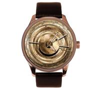 Antikythera Ancient Archimedean Mechanism Antique Copper Art Solid Brass Collectible Navigator's Watch. Dial of Destiny.