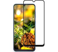 AntilaTech Full Screen Coverage Tempered Glass Protector Compatible with Galaxy A20s - Case Friendly, Touch Sensitive and Bubble Free Installation