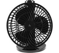 AntilaTech USB Powered Quiet Personal Desktop Mini Fan with Variable Speed Control and Portable Lightweight Design - Suitable for Study, Office, Workshop, Camping and Travel (Black)