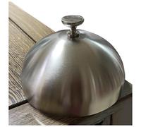 Antimagnetic spherical lid for food, universal dome lid for melting cheese, stainless steel lid for steaks for cooking at home, kitchen, camping and tent,22,13cm