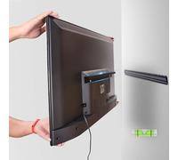 Antimbee Studless Drywall TV Mount for 13-55 inch TVs, No Stud TV Wall Bracket Max VESA 400x400mm up to 100 lbs Universal Fits Most LED LCD Plasma Flat/Curved Screen TVs & Monitors,Black